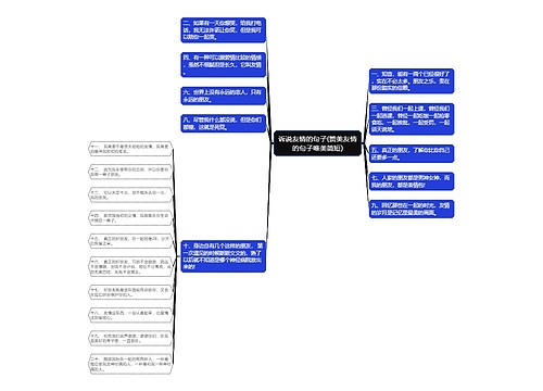 诉说友情的句子(赞美友情的句子唯美简短)