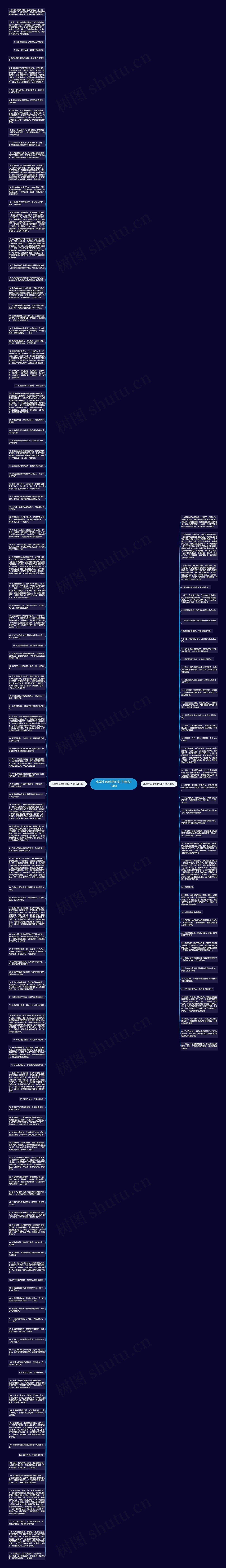 小学生新梦想的句子精选154句思维导图
