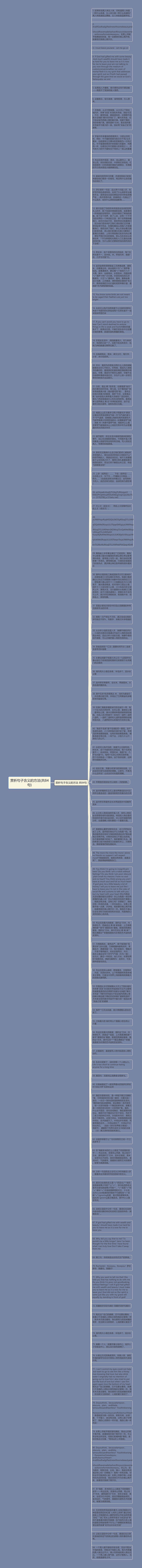 赏析句子含义的方法(共84句)思维导图高清图 赏析句子含义的方法(共84句)思维导图