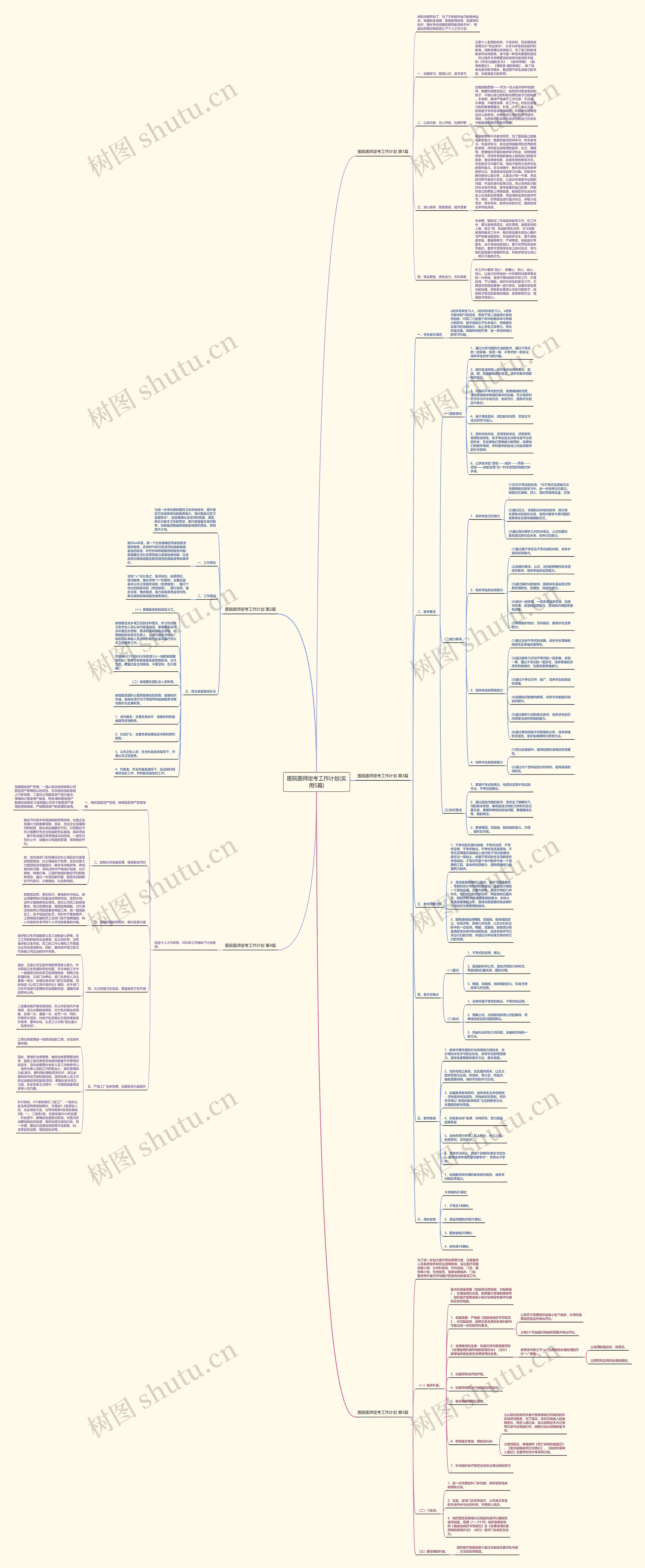 医院医师定考工作计划(实用5篇)思维导图
