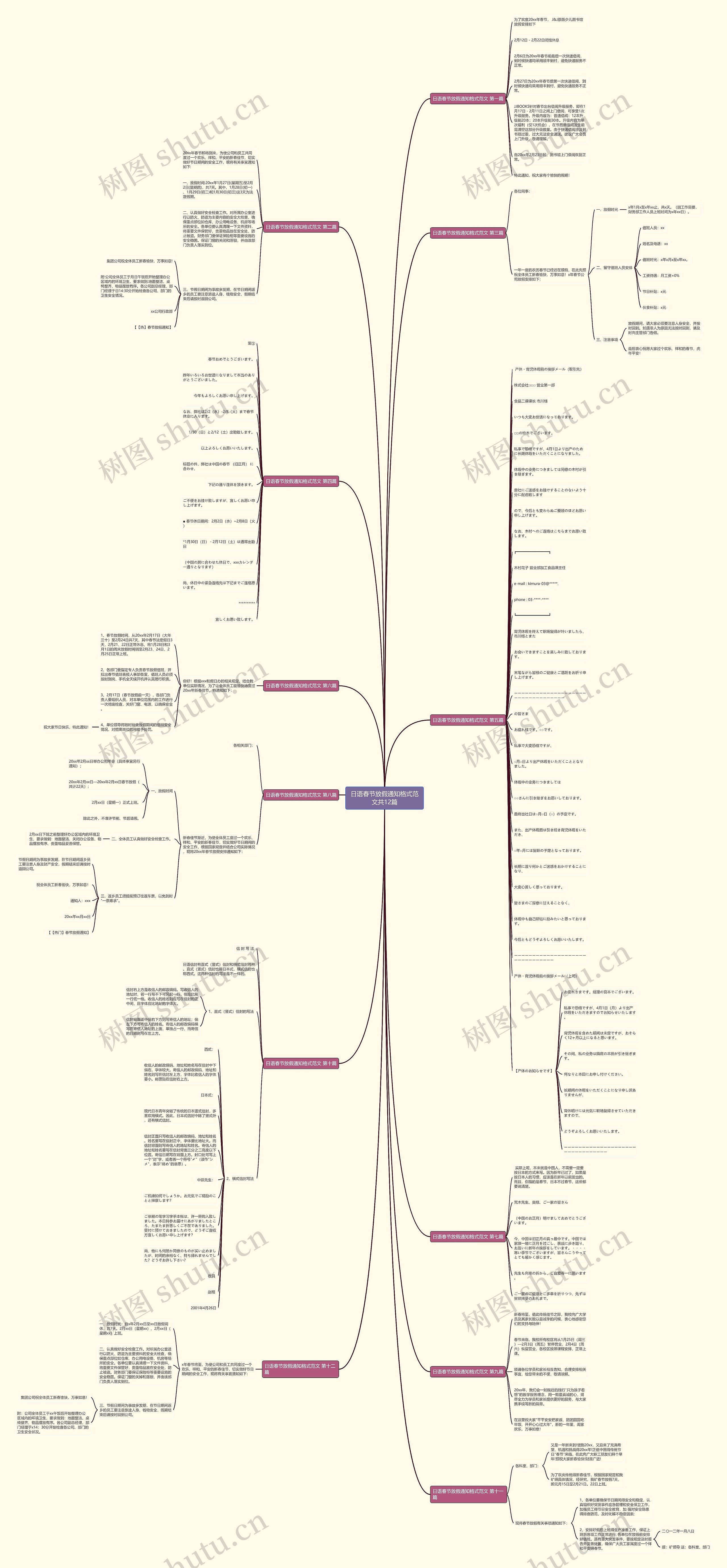 日语春节放假通知格式范文共12篇 日语春节放假通知格式范文共12篇