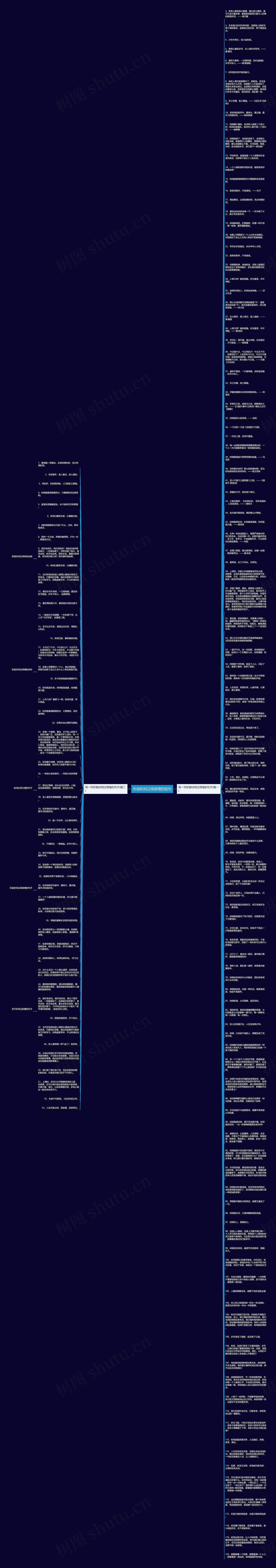 形容时间过得很慢的短句思维导图