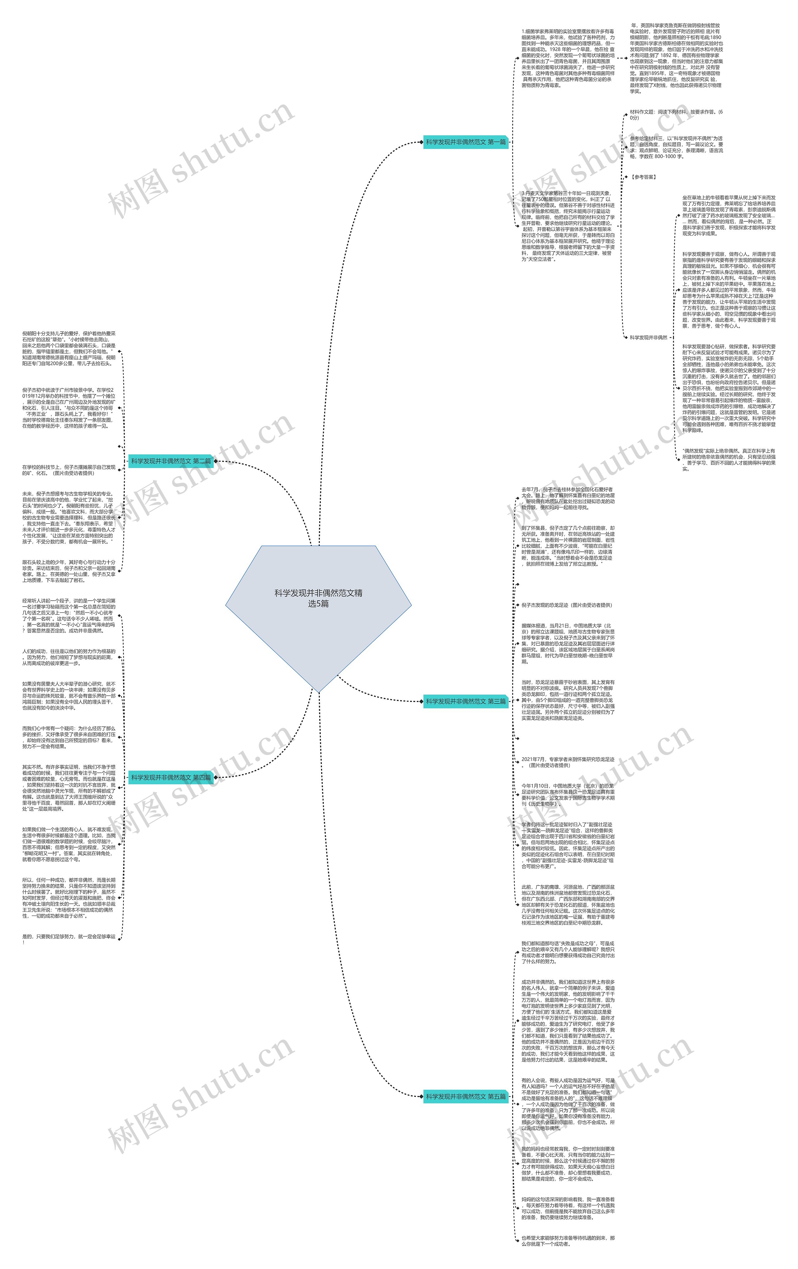 科学发现并非偶然范文精选5篇思维导图