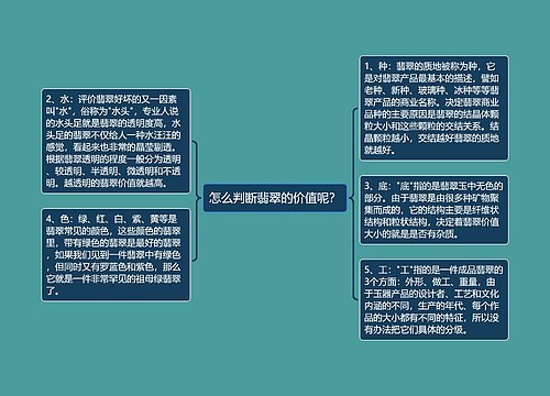 怎么判断翡翠的价值呢？