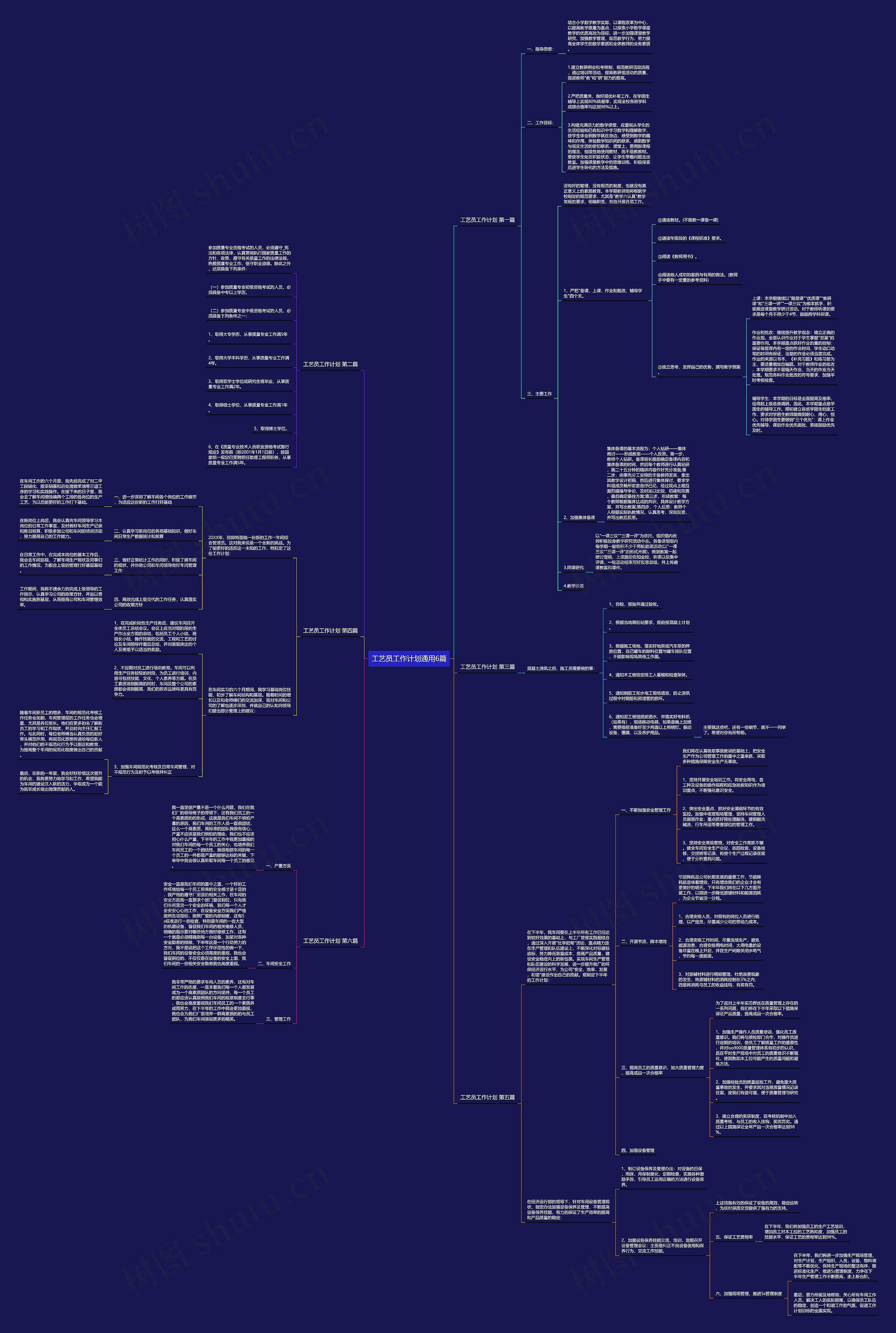 工艺员工作计划通用6篇 工艺员工作计划通用6篇