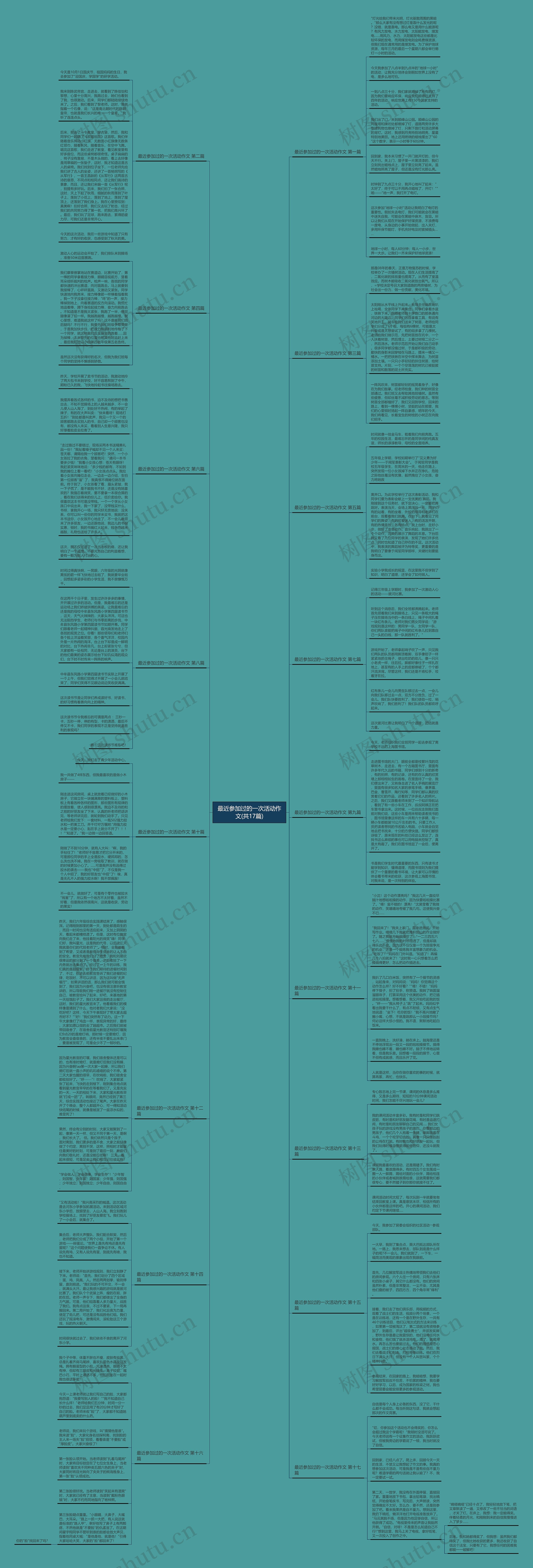 最近参加过的一次活动作文(共17篇)