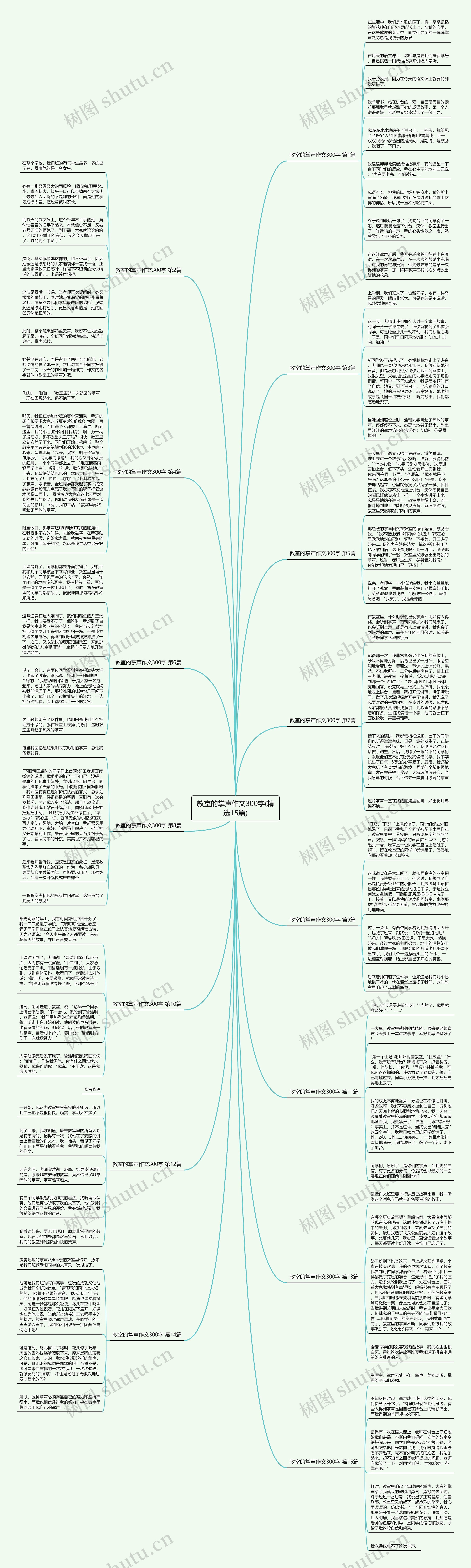 教室的掌声作文300字(精选15篇) 教室的掌声作文300字(精选15篇)