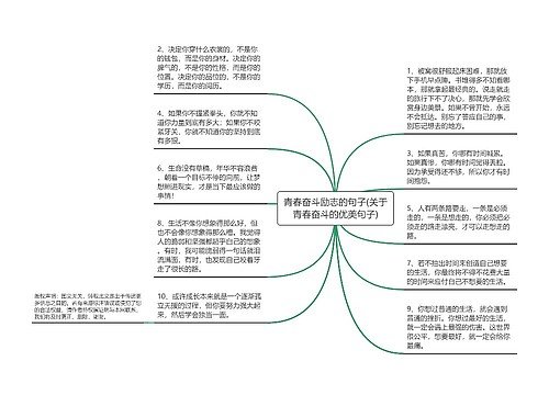 青春奋斗励志的句子(关于青春奋斗的优美句子)