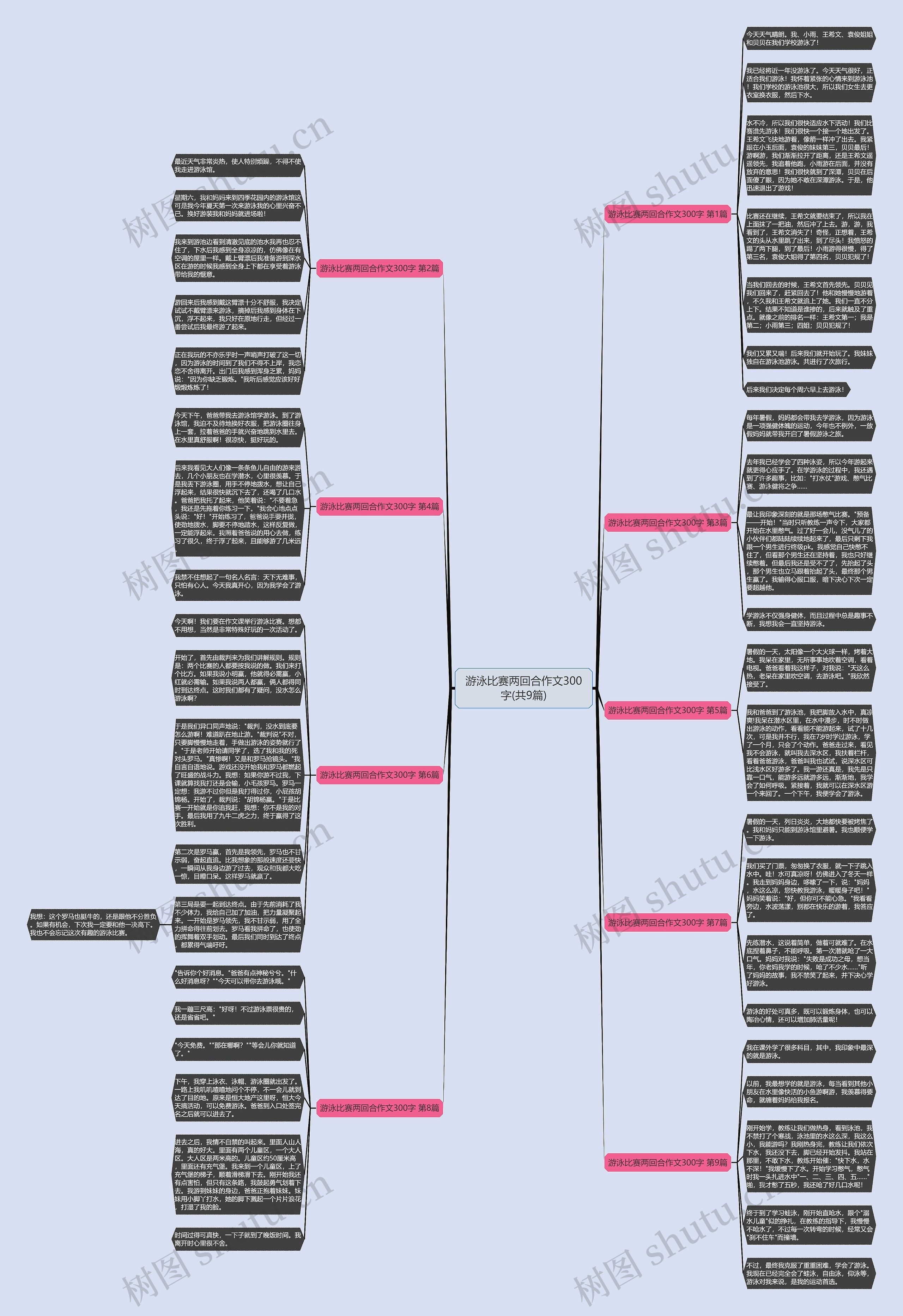 游泳比赛两回合作文300字(共9篇)