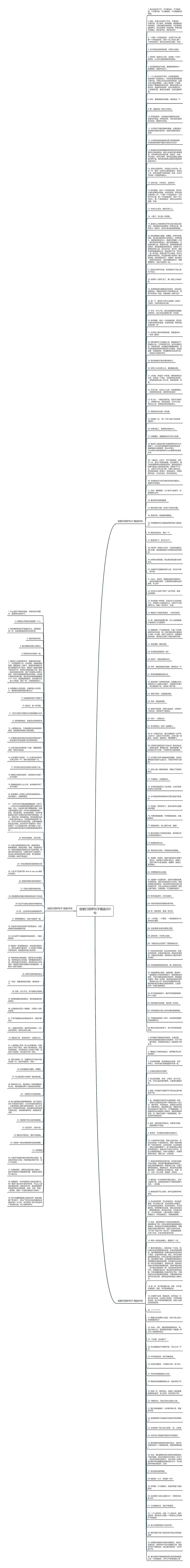 创意打招呼句子精选203句思维导图