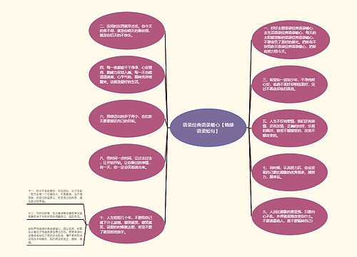 语录经典语录暖心【情感语录短句】