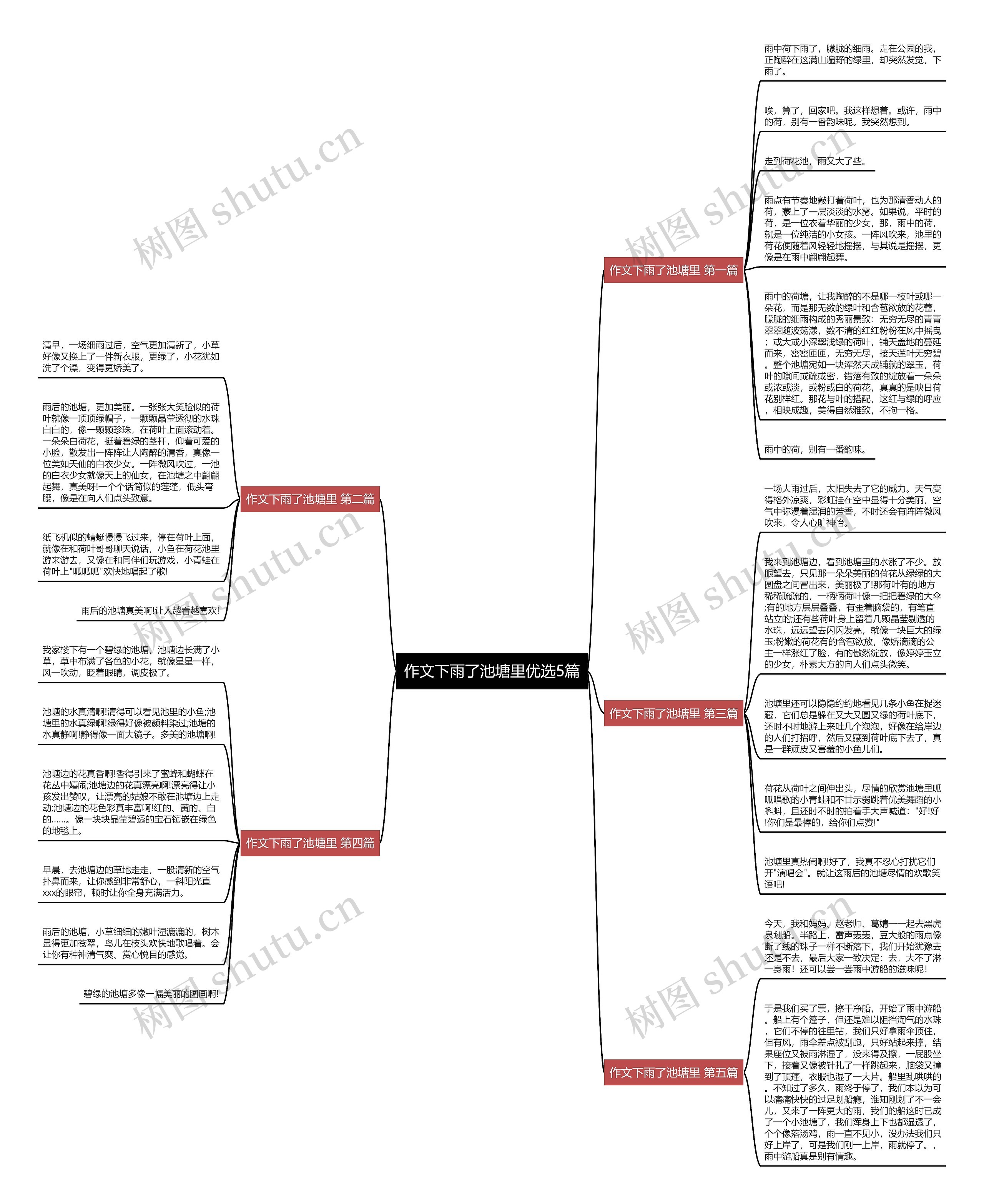 作文下雨了池塘里优选5篇 作文下雨了池塘里优选5篇