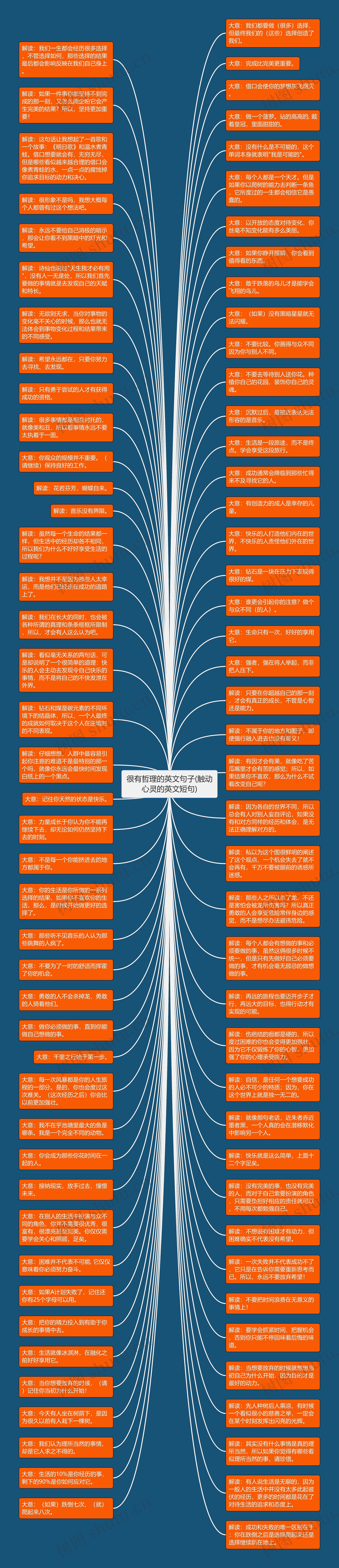 很有哲理的英文句子(触动心灵的英文短句)