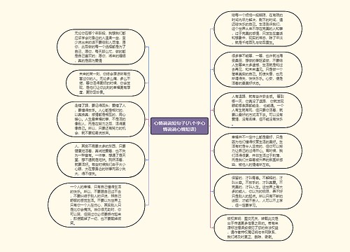 心情说说短句子(八个字心情说说心情短语)