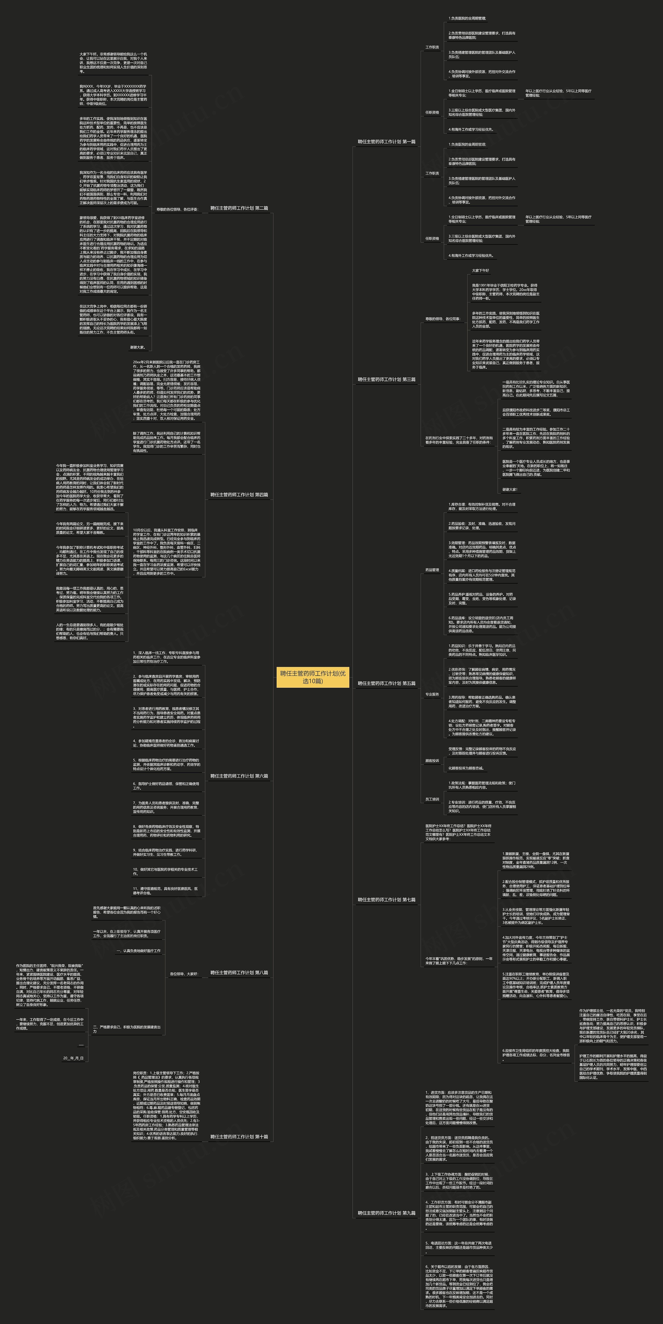 聘任主管药师工作计划(优选10篇)