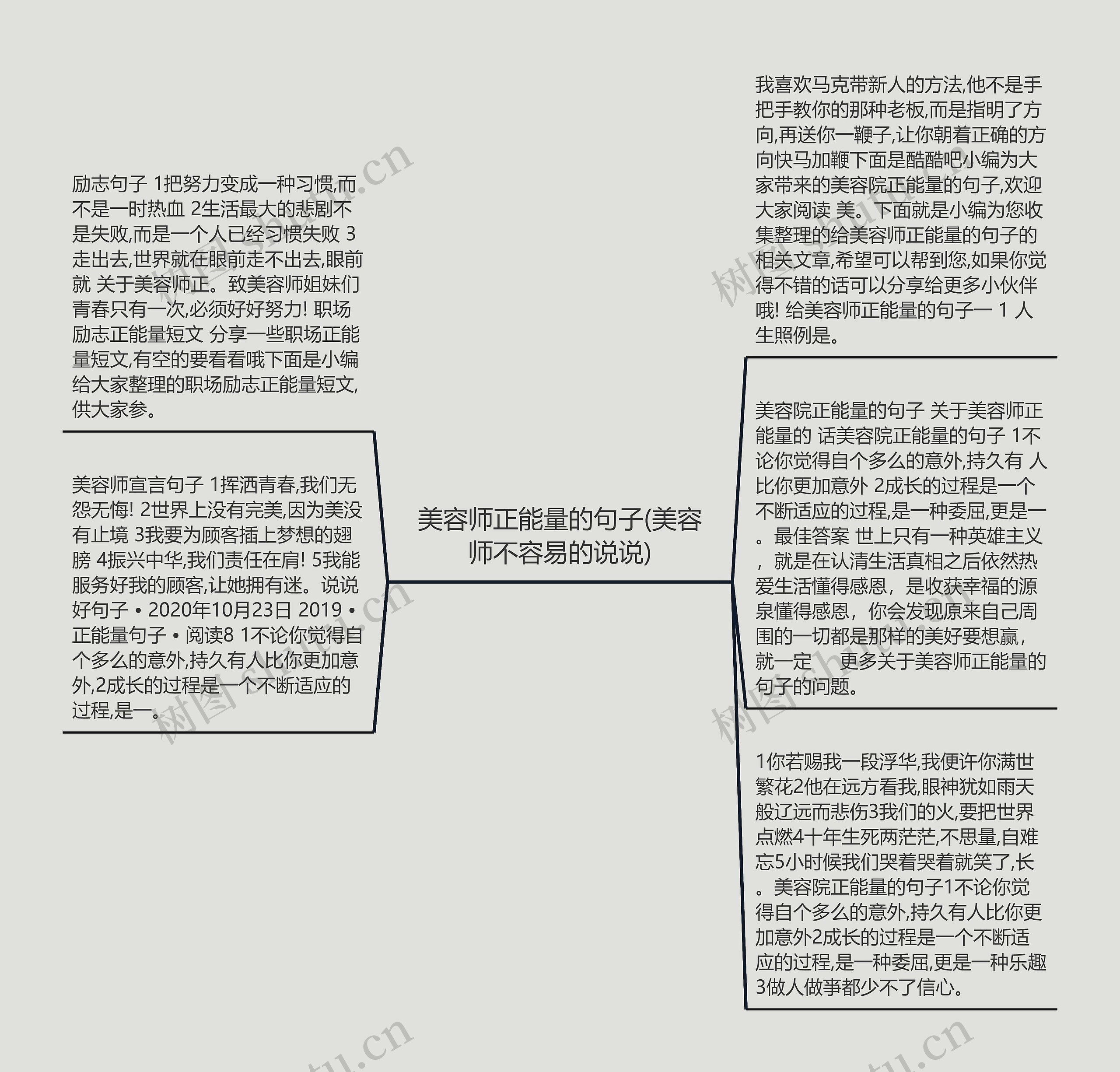 美容师正能量的句子(美容师不容易的说说)