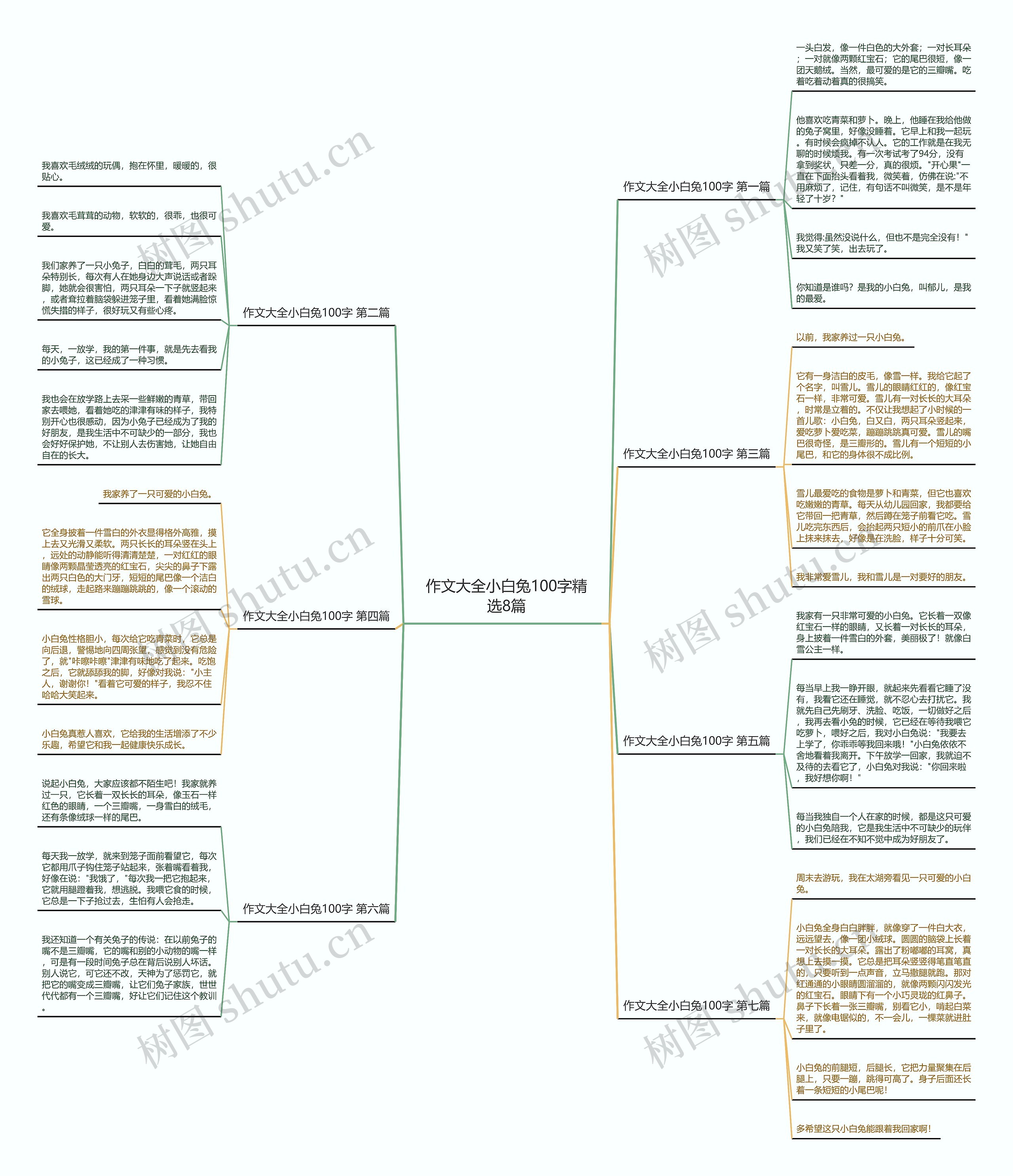 作文大全小白兔100字精选8篇 作文大全小白兔100字精选8篇