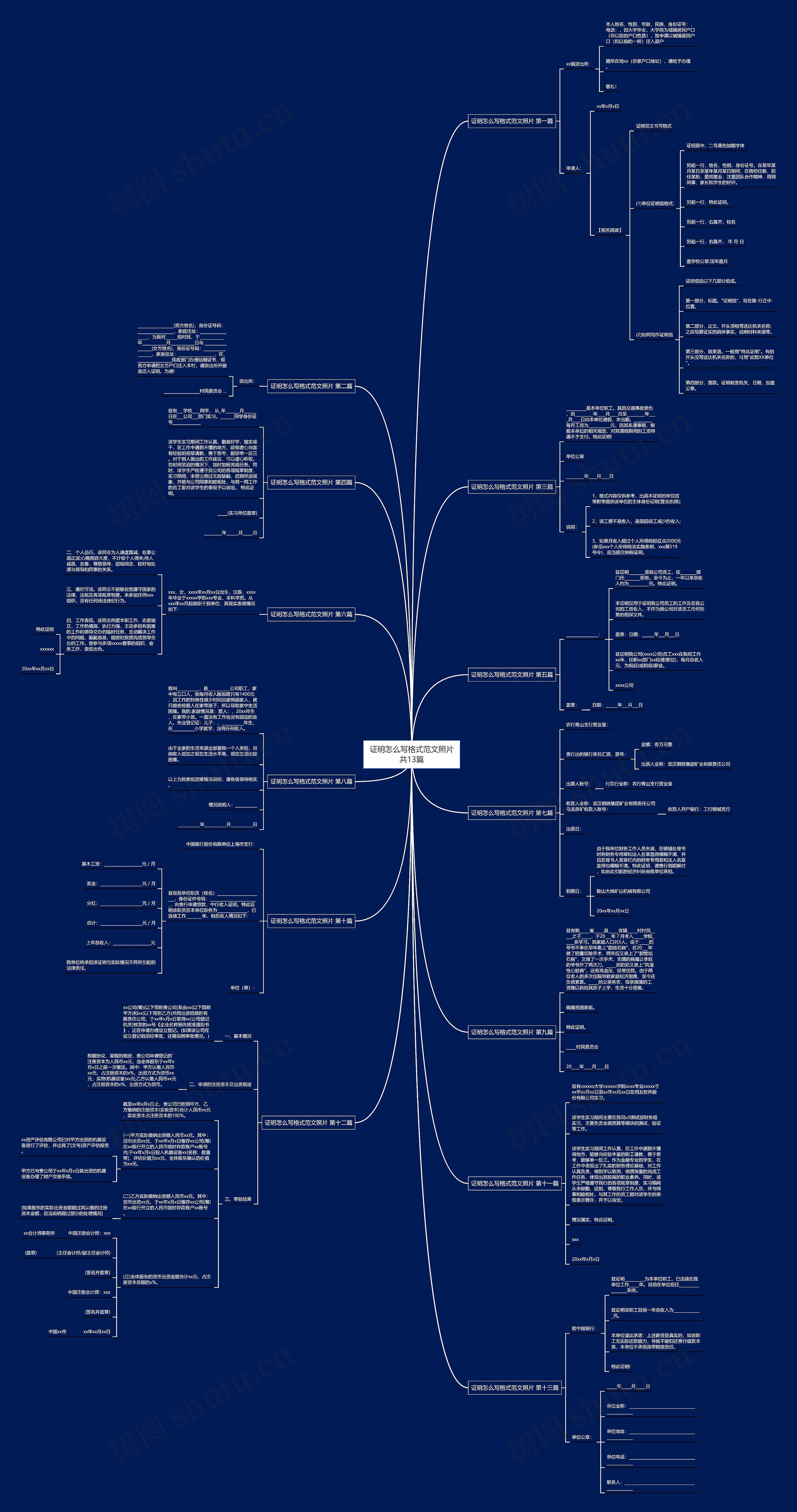 证明怎么写格式范文照片共13篇