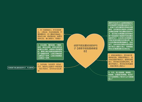 感恩节朋友圈说说的好句子【感恩节朋友圈感谢话语】