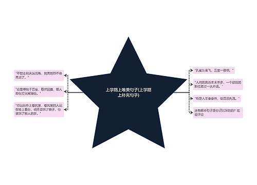 上学路上唯美句子(上学路上补充句子)