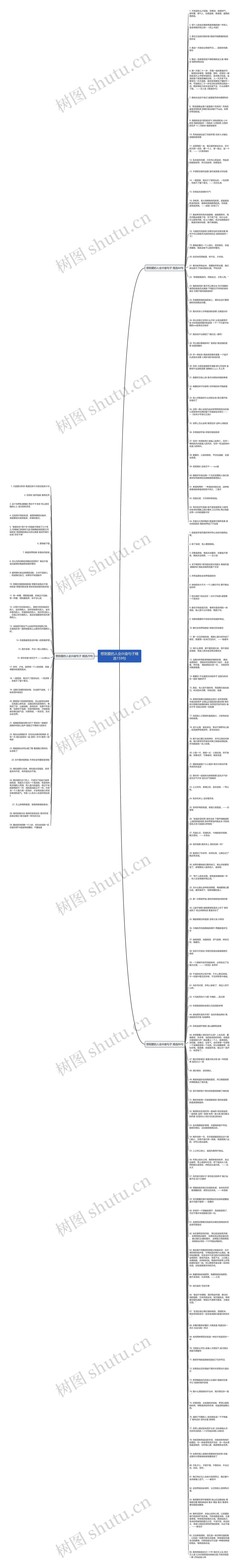 想到爱的人会兴奋句子精选159句思维导图