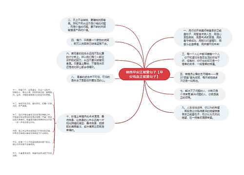 销售早安正能量句子【早安鸡血正能量句子】