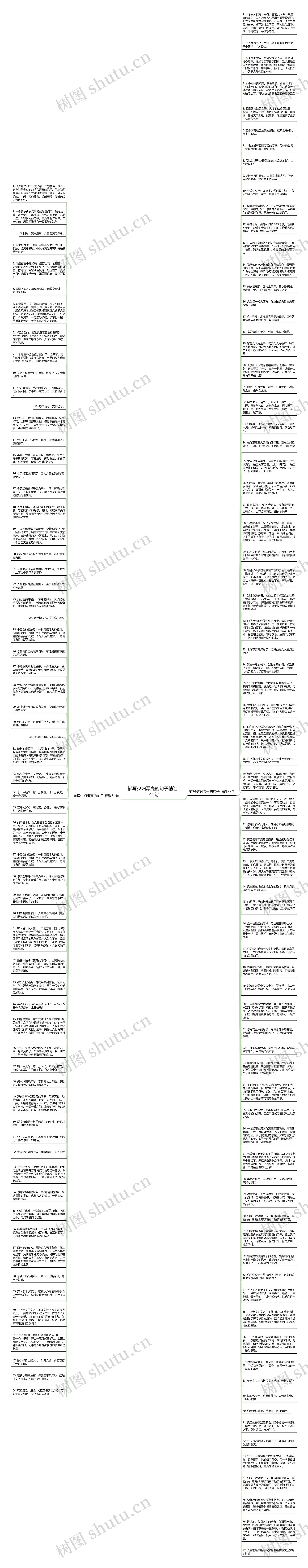 描写少妇漂亮的句子精选141句思维导图