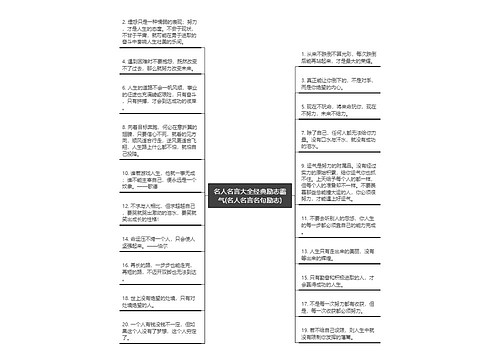 名人名言大全经典励志霸气(名人名言名句励志)