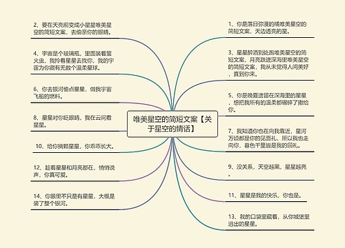 唯美星空的简短文案【关于星空的情话】