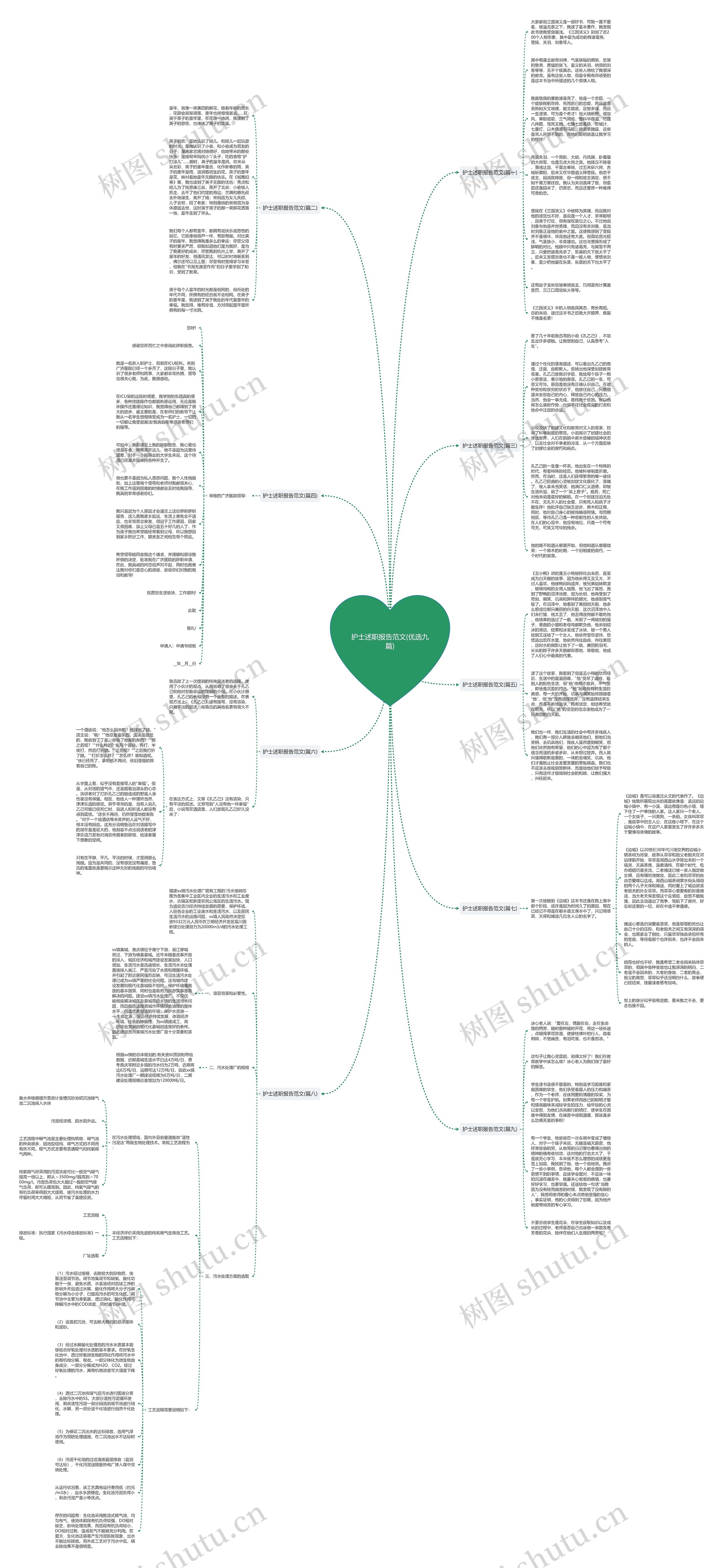 护士述职报告范文(优选九篇)思维导图