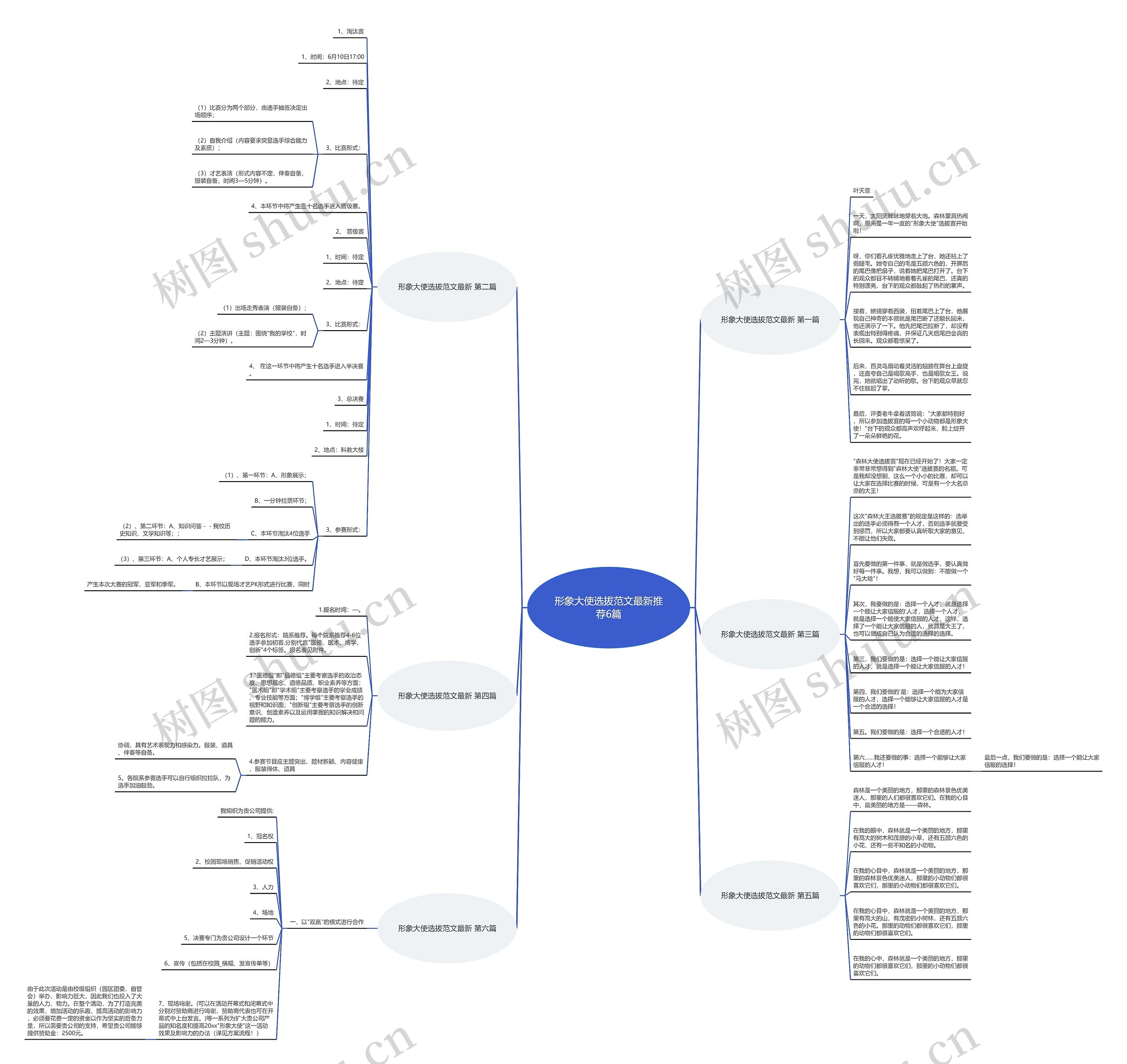 形象大使选拔范文最新推荐6篇思维导图