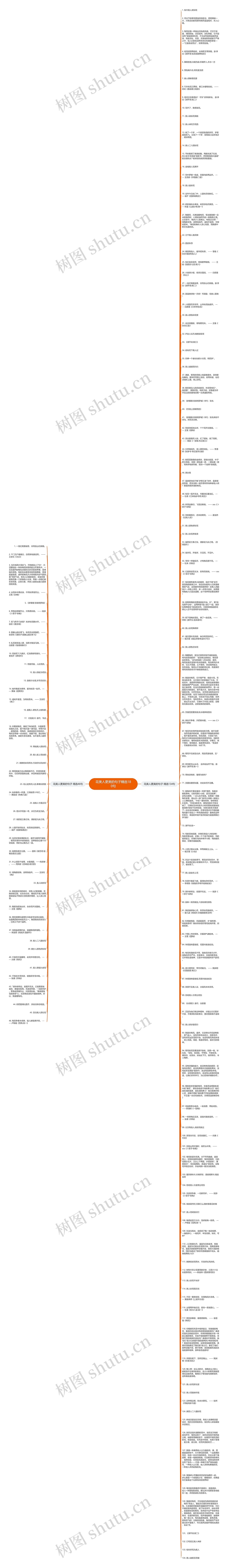 花美人更美的句子精选180句思维导图