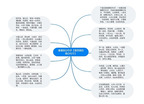 难懂表白句子【很深奥的表白句子】