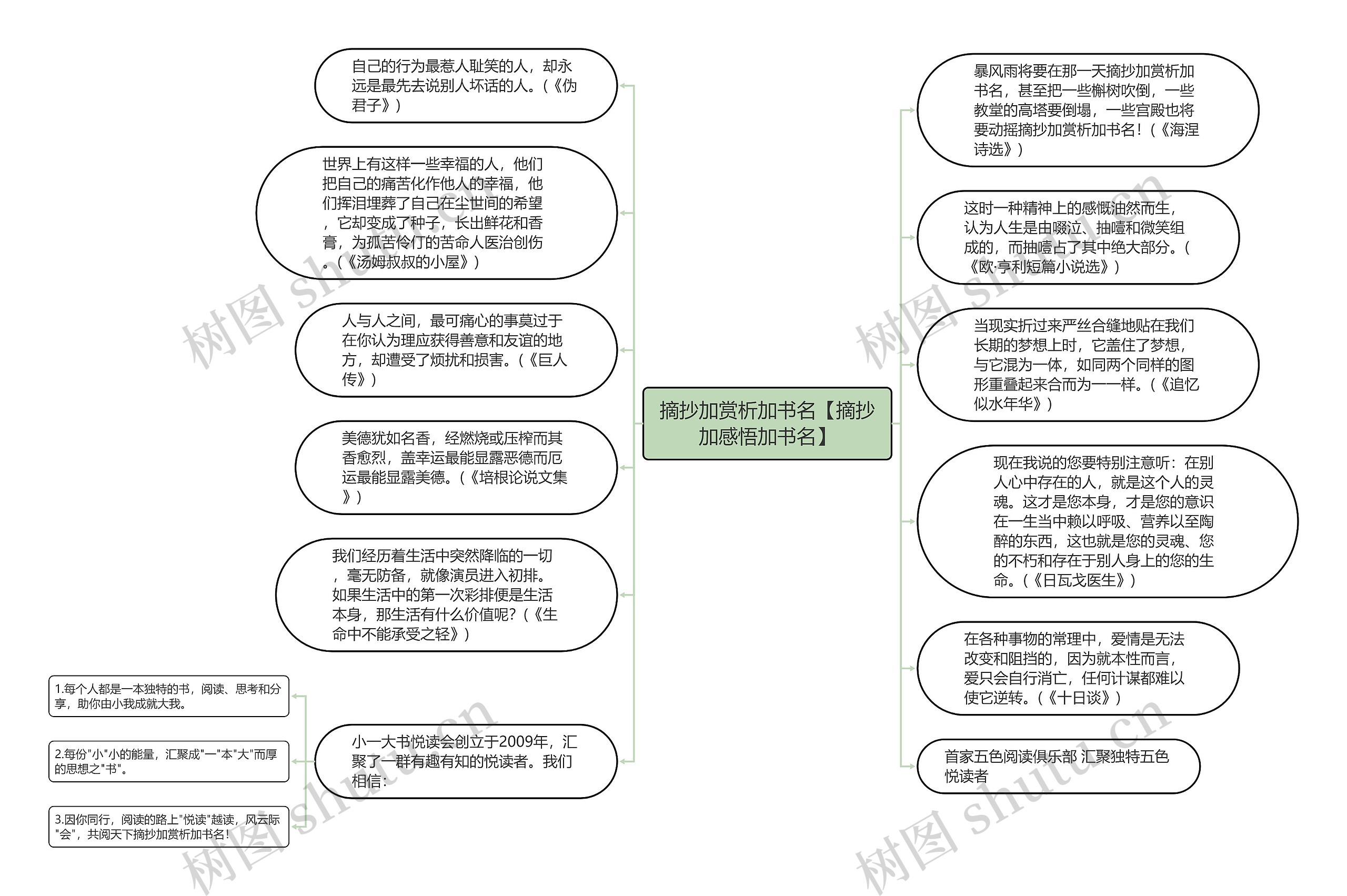 摘抄加赏析加书名【摘抄加感悟加书名】