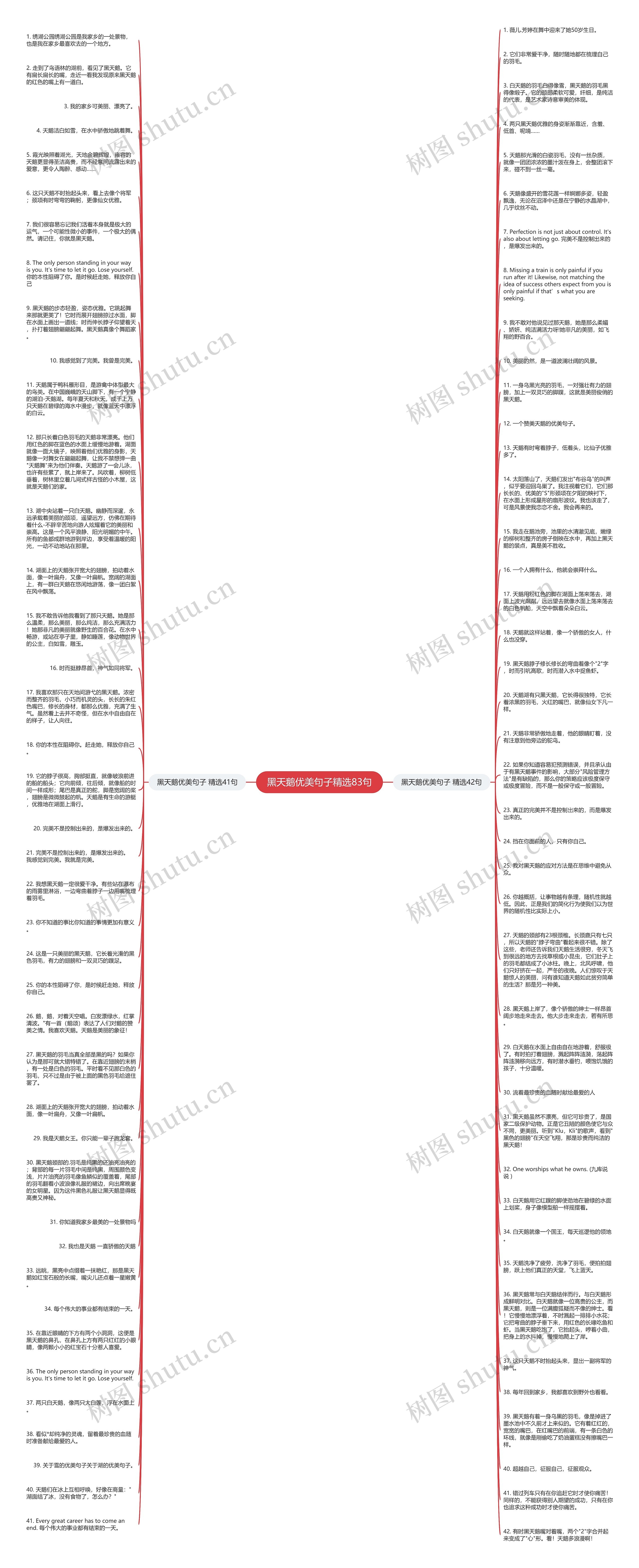 黑天鹅优美句子精选83句思维导图