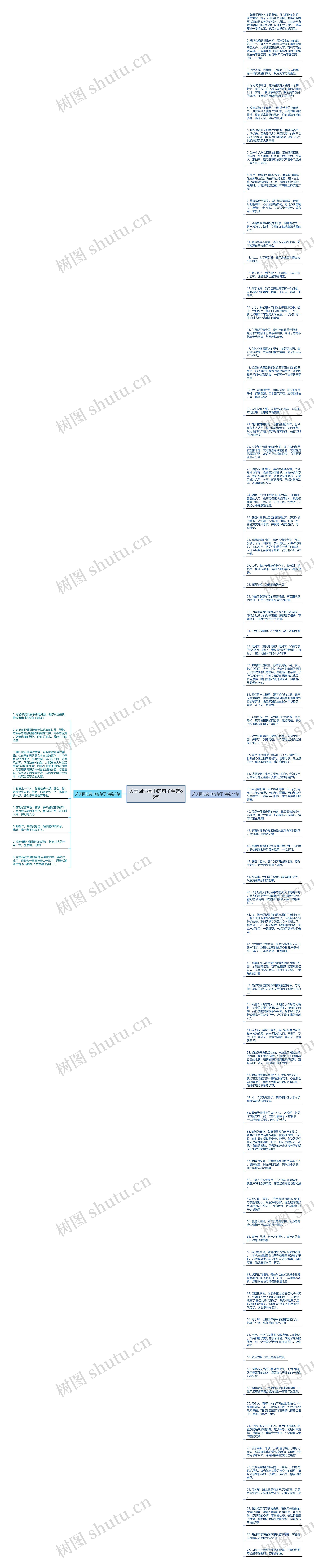 关于回忆高中的句子精选85句思维导图