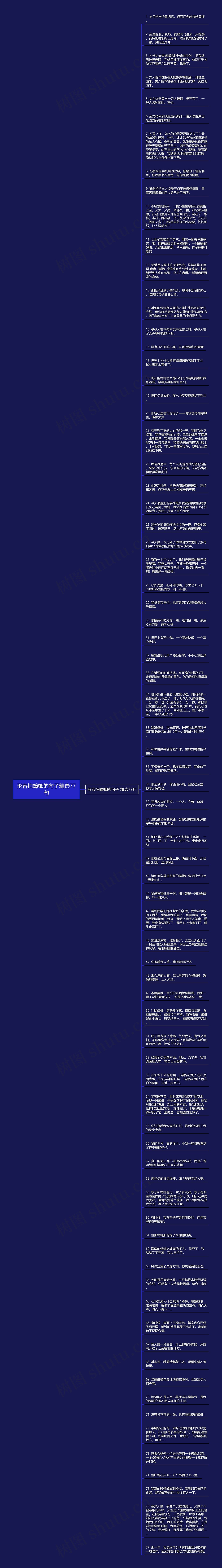 形容怕蟑螂的句子精选77句思维导图