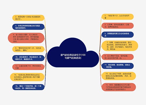 霸气的经典语录句子(100句霸气经典语录) 霸气的经典语录句子(100句霸气经典语录)