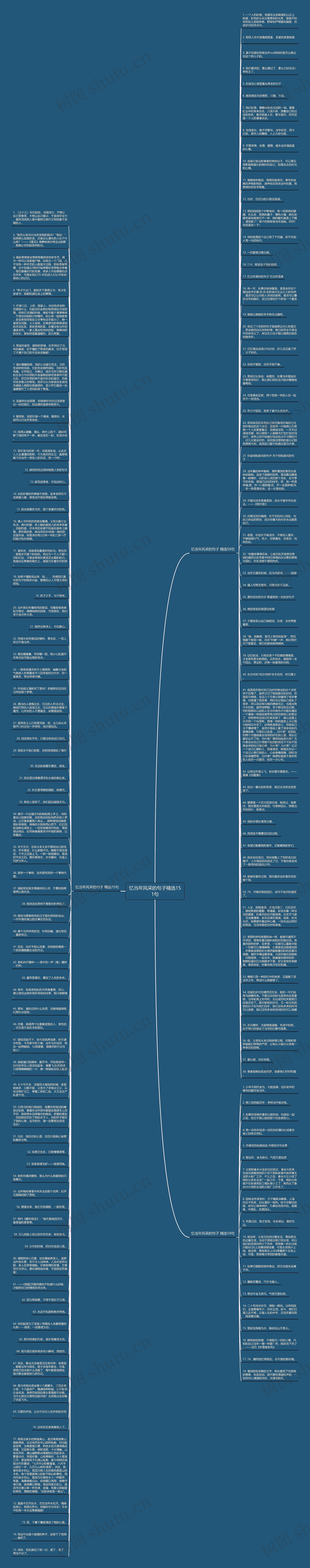 忆当年风采的句子精选151句思维导图