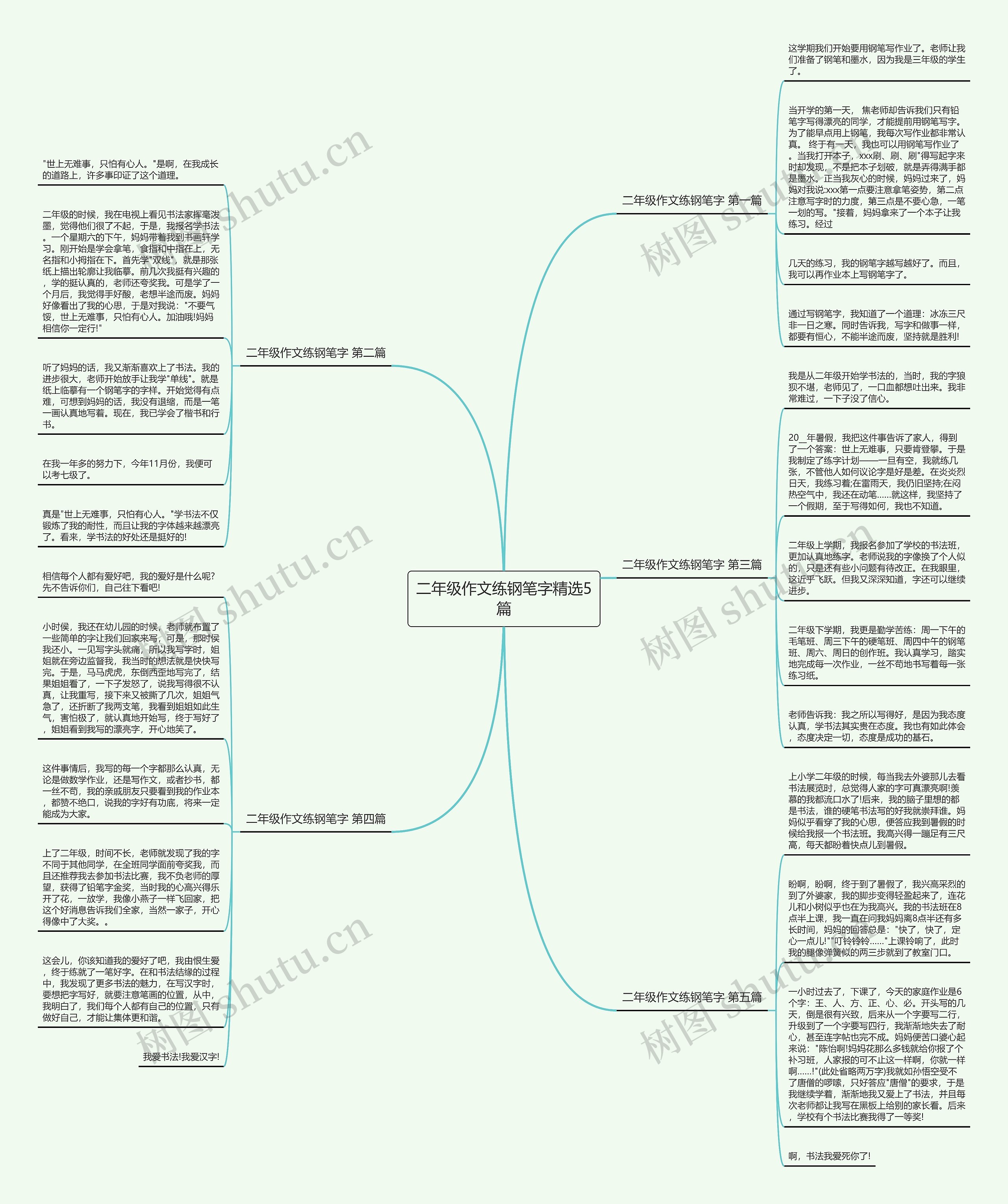 二年级作文练钢笔字精选5篇 二年级作文练钢笔字精选5篇