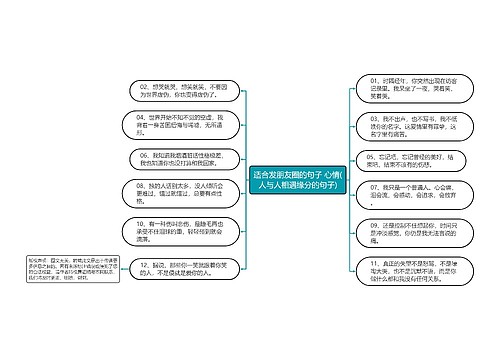 适合发朋友圈的句子 心情(人与人相遇缘分的句子)