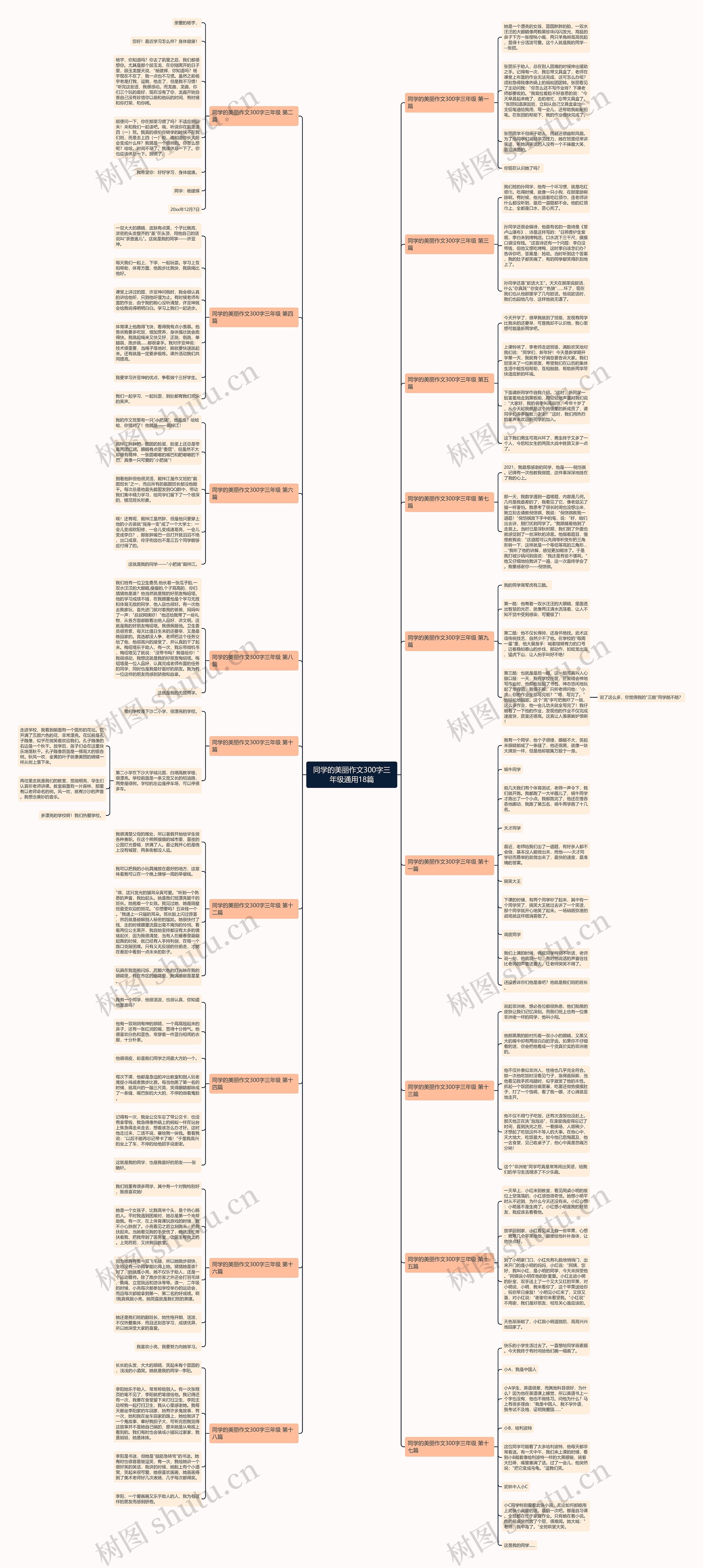 同学的美丽作文300字三年级通用18篇 同学的美丽作文300字三年级通用18篇