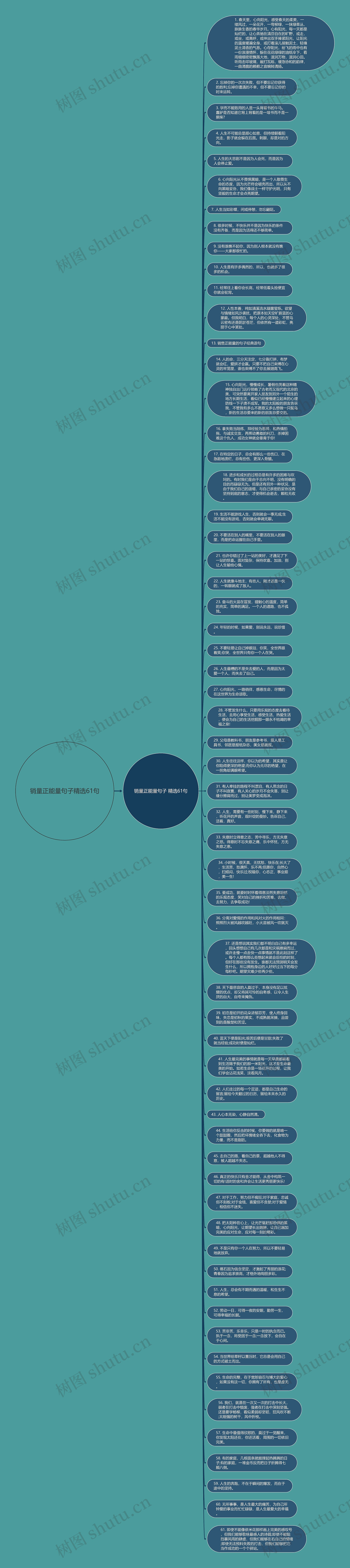 销量正能量句子精选61句思维导图