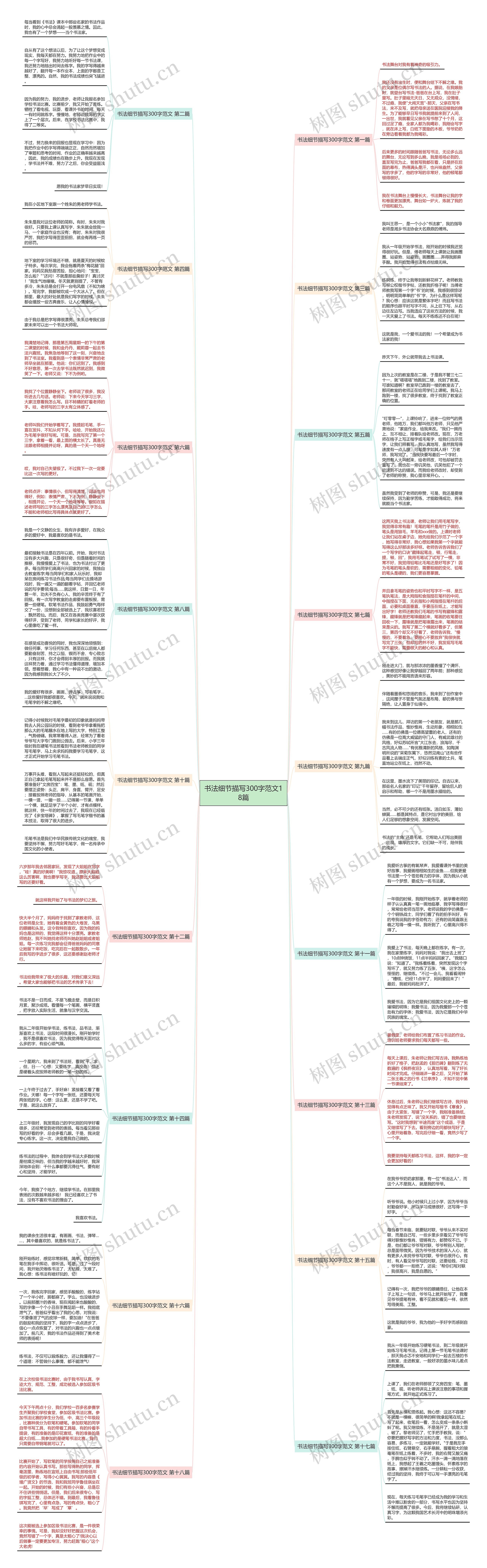书法细节描写300字范文18篇 书法细节描写300字范文18篇