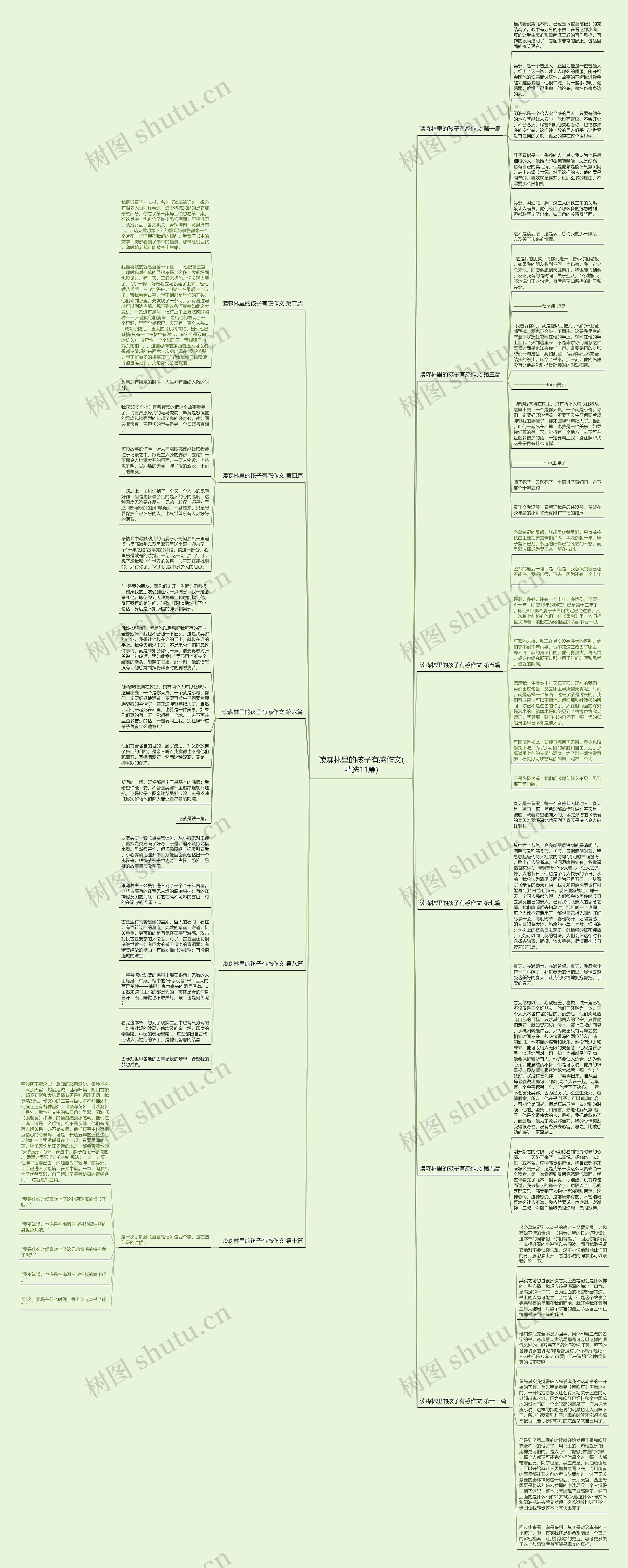 读森林里的孩子有感作文(精选11篇)思维导图