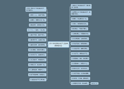 20个字的表白句子【经典语录短句】