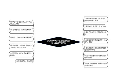 搞笑霸气句子(搞笑经典语录太经典了霸气)