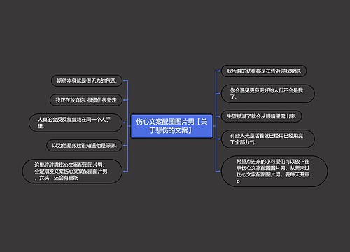 伤心文案配图图片男【关于悲伤的文案】