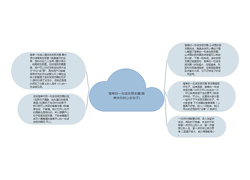 简单的一句话发朋友圈(简单快乐的心态句子)