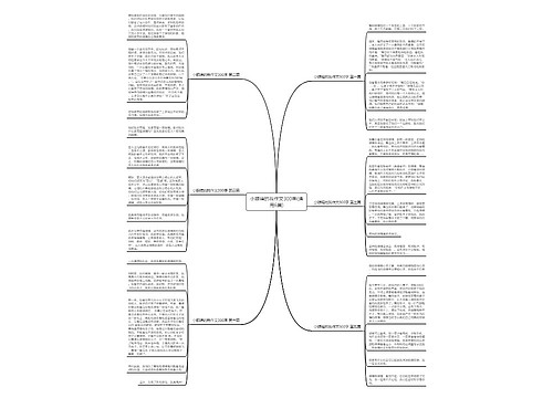 小眼晴的我作文300字(通用6篇)